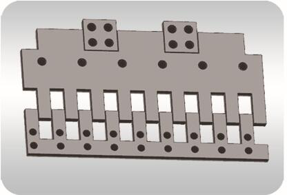  Unit sparse plate bridge expansion joint for multi-direction-displacement
